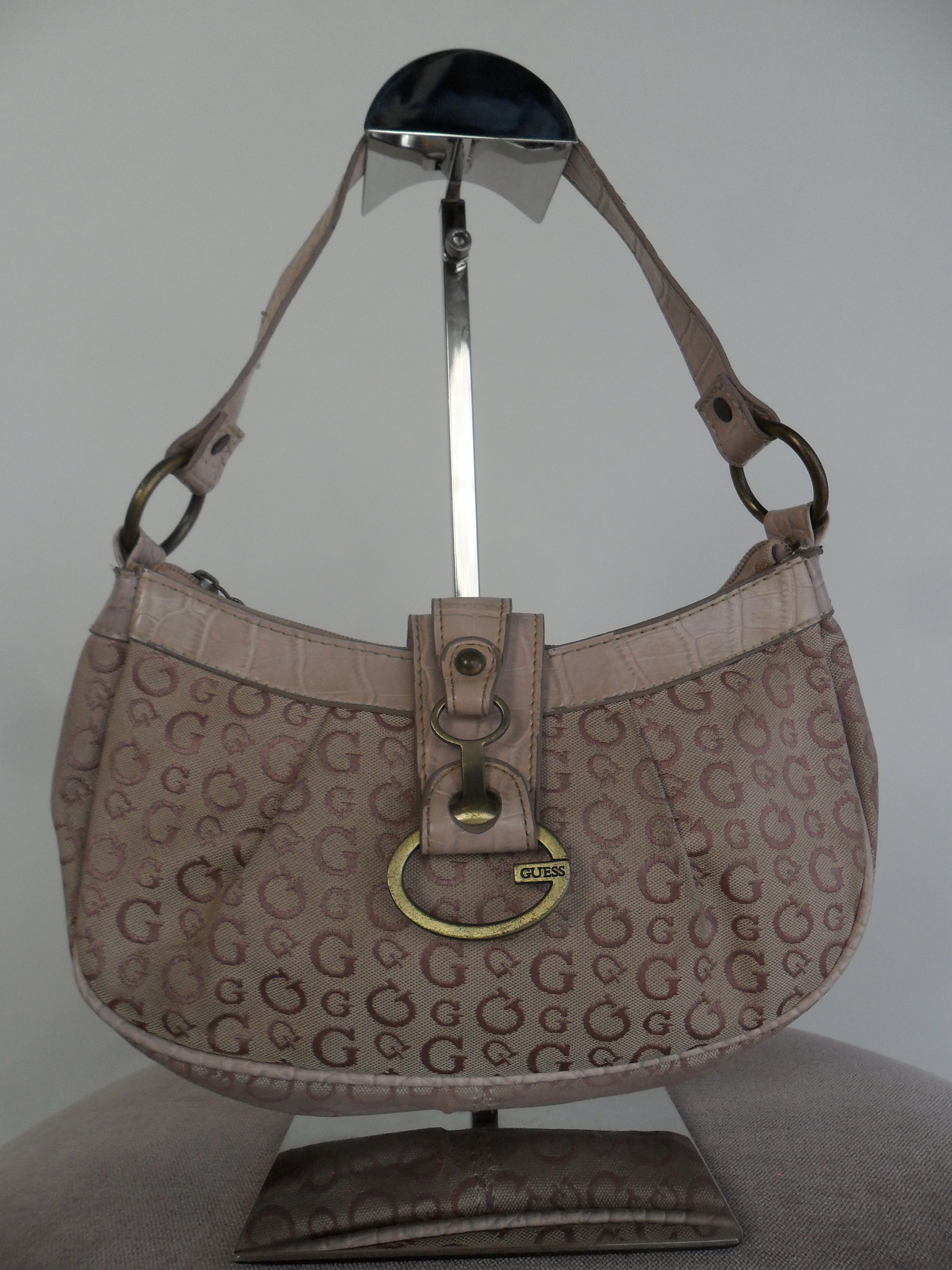 Pink Guess shoulder bag