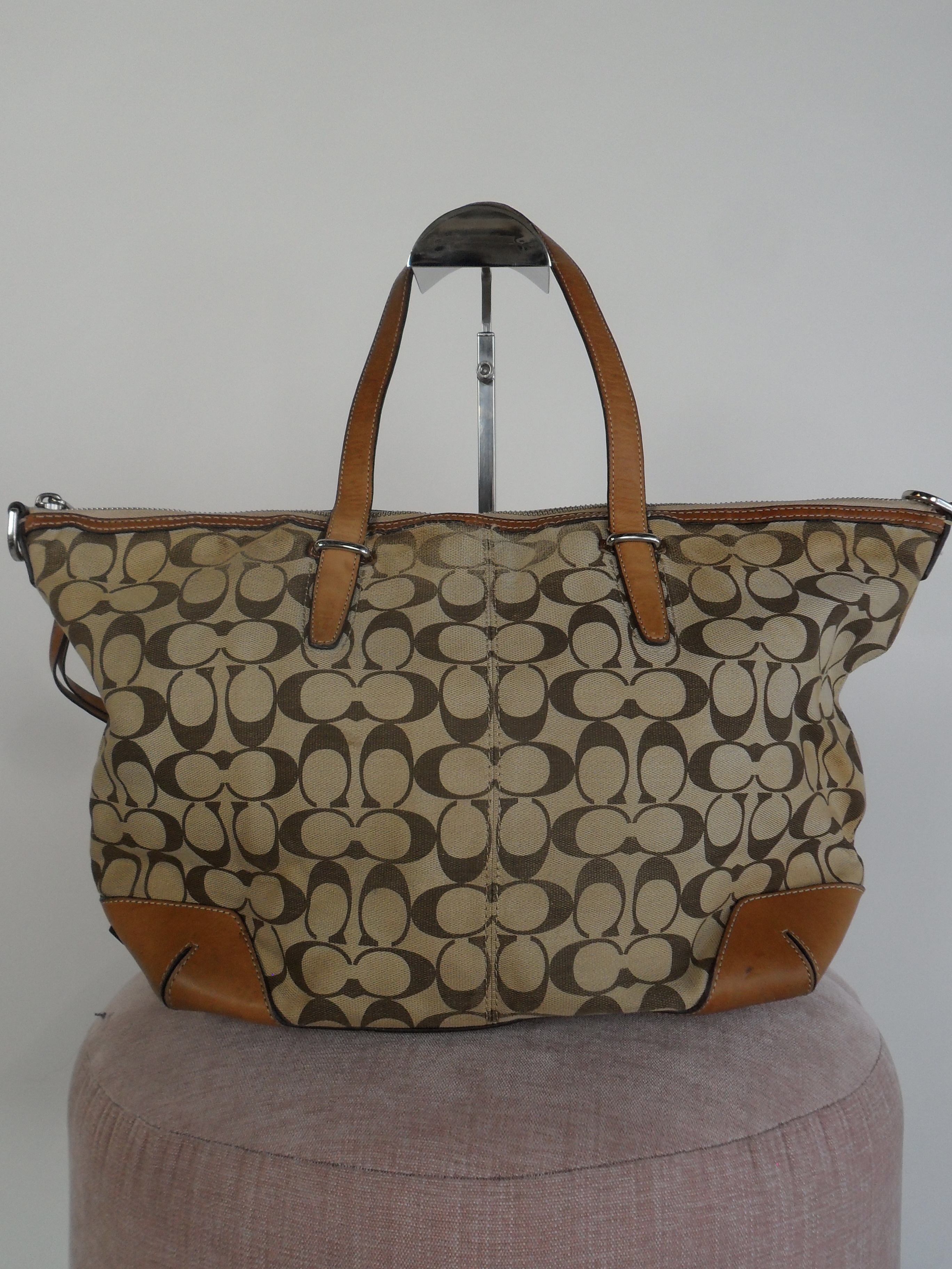 Coach monogram carryall